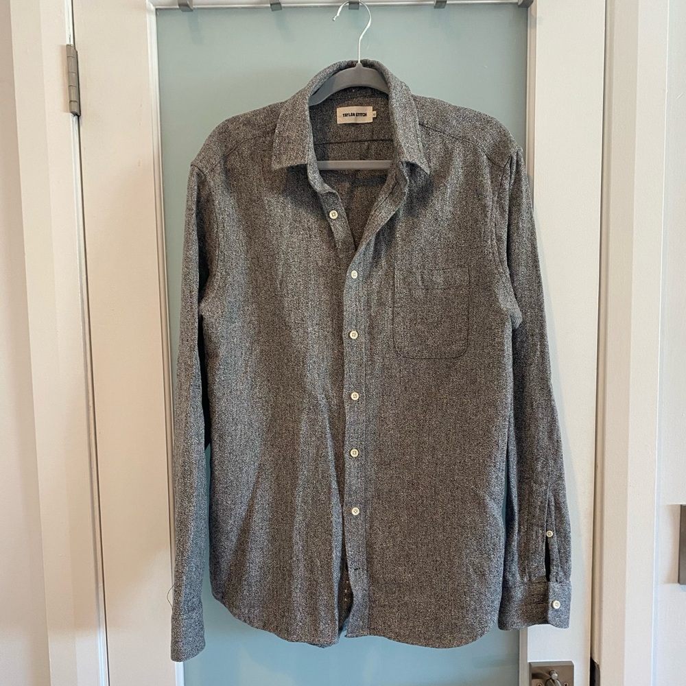 Taylor Stitch Charcoal Button-Down Shirt